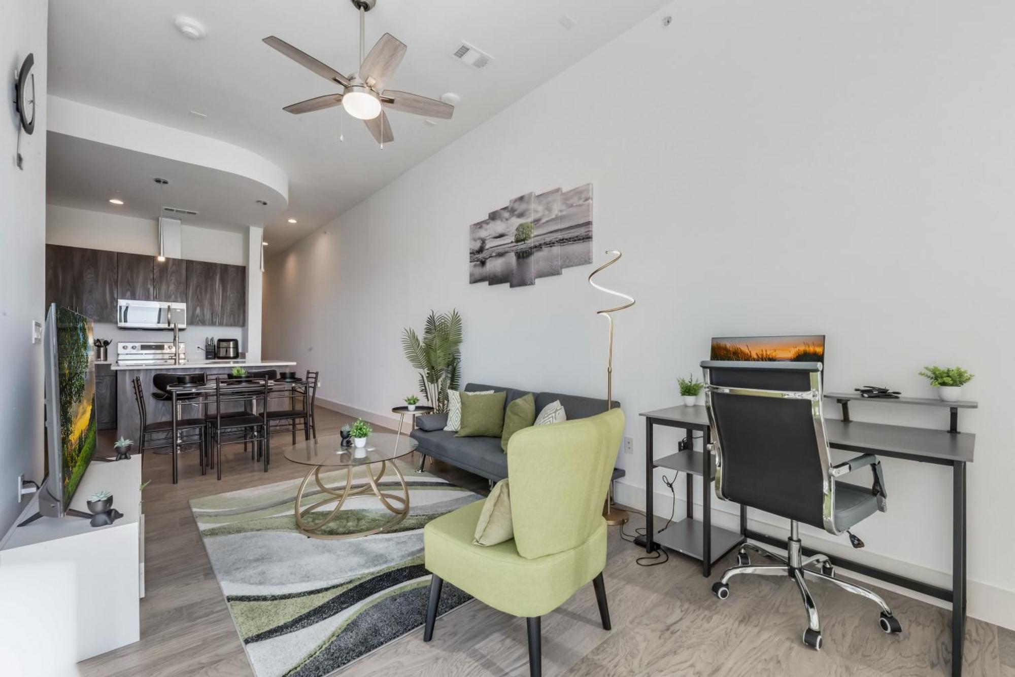 Snazzy Loft Style 2Br I Gym I Parking I Workspace Dallas Extérieur photo